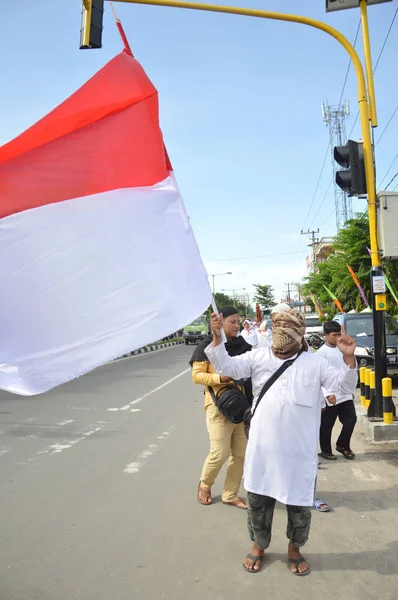 Tarakan Indonesia November 2016 Protes Damai Oleh Organisasi Organisasi Muslim — Stok Foto
