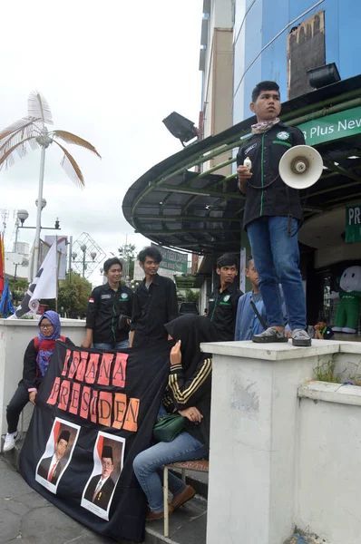 Tarakan Indonésia Março 2017 Ações Solidariedade Condolências Algumas Associações Estudantes — Fotografia de Stock