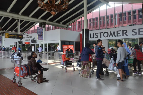 Jakarta Indonézia 2016 Augusztus Soekarno Hatta Nemzetközi Repülőterek Jakarta Indonéziában — Stock Fotó