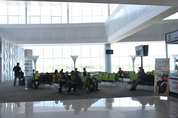 Balikpapan Ινδονησία Αύγουστος 2016 Σουλτάνος Aji Mujhammad Sulaiman Διεθνή Αεροδρόμια — Φωτογραφία Αρχείου