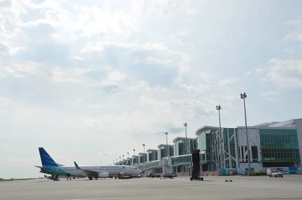 Balikpapan Indonesia January 2014 Sultan Aji Mujhammad Sulaiman International Airports — Stock Fotó