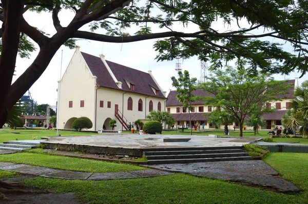 Makassar Indonesia January 2014 Historical Building Fort Rotterdam Makassar Indonesia — Stok fotoğraf