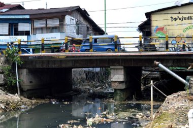 Tarakan, Endonezya - 19 Mart 2016: Tarakan kentinin bir köşesinde