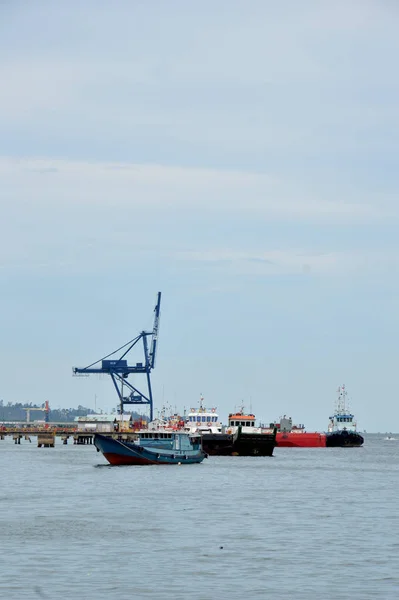 Tarakan Indonesia May 2016 Loading Unloading Activities Tengkayu Seaport Tarakan — ストック写真