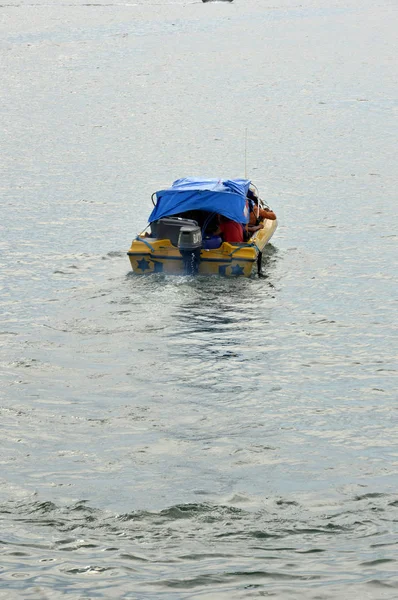 Tarakan Indonesia May 2016 Speed Boat Tengkayu Seaport Tarakan Indonesia — Stock Photo, Image