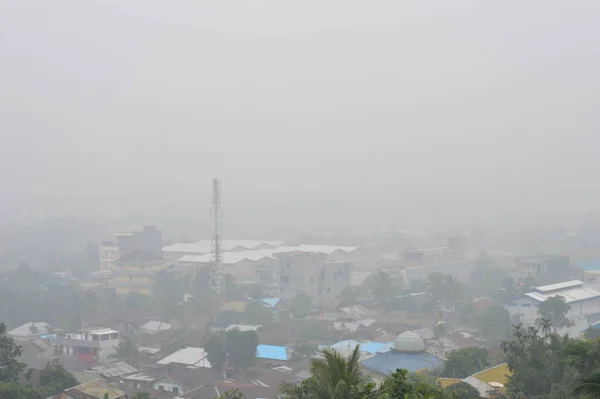 Tarakan Indonesië Oktober 2015 Het Uitzicht Vanaf Top Van Bukit — Stockfoto