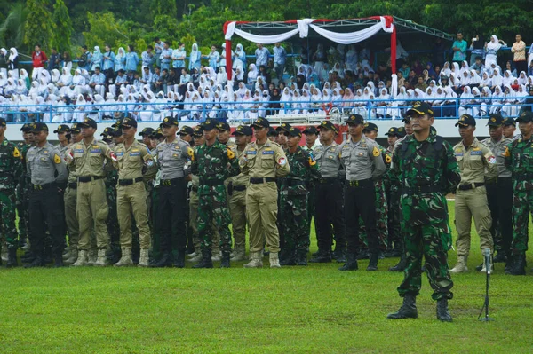 Tarakan Indonezja Kwietnia 2017 Ceremonia Otwarcia Stadionu Latsitarda Nustana Integrasi — Zdjęcie stockowe
