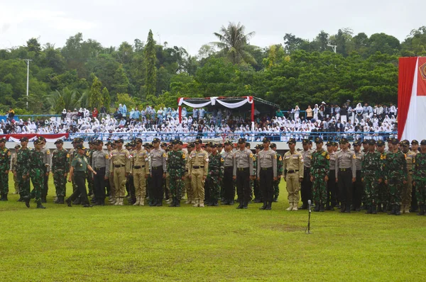 Tarakan Indonezja Kwietnia 2017 Szef Sztabu Sił Zbrojnych Republiki Indonezji — Zdjęcie stockowe