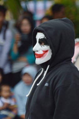 Tarakan, Endonezya. 22 Ocak 2017 Don Bosco School Tarakan, Endonezya 'da bando yarışması