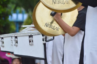 Tarakan, Endonezya. 22 Ocak 2017 Don Bosco School Tarakan, Endonezya 'da bando yarışması