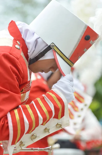 Tarakan Endonezya Ocak 2017 Don Bosco School Tarakan Endonezya Bando — Stok fotoğraf