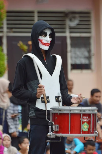 Tarakan Indonesië Januari 2017 Marching Band Competitie Don Bosco School — Stockfoto