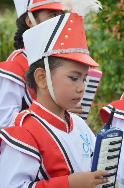 Tarakan Indonesien Januar 2017 Marching Band Contest Der Don Bosco — Stockfoto