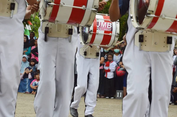 Τάρακαν Ινδονησία Ιανουαρίου 2017 Διαγωνισμός Μπάντας Στο Σχολείο Don Bosco — Φωτογραφία Αρχείου