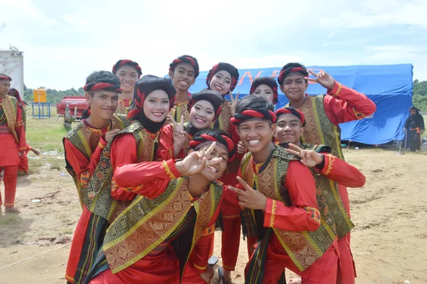 Tarakan Indonesië Dec 2017 Portret Van Tienerdansers Van Iraw Tengkayu — Stockfoto