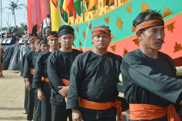 Tarakan Indonesien Dezember 2017 Iraw Tengkayu Festival Amal Beach Tarakan — Stockfoto