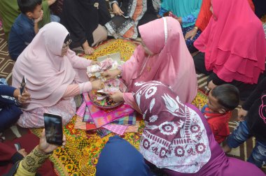 Tarakan, Endonezya - 16 Ekim 2017: Geleneksel Bugisnese Seremonisi 