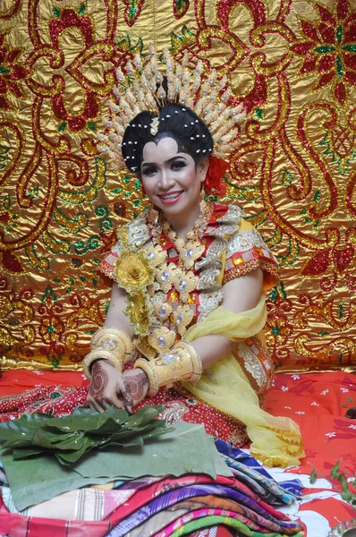 Tarakan Indonesia 19Th March 2016 Portarit Beautiful Traditional Bugisnese Indonesian — 스톡 사진