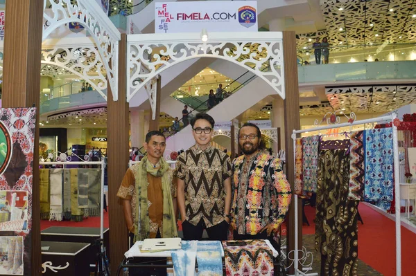 Jakarta Indonesia Agustus 2016 Pameran Batik Khas Tarakan Fimela Fest — Stok Foto