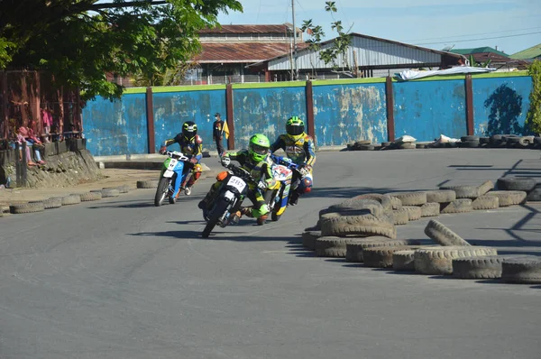 Tarakan Indonesia Maggio 2017 Motoprix Campionato Nazionale Oin Circuito Non — Foto Stock