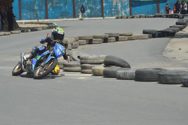 Tarakan Ndonezya Mayıs 2017 Motoprix Ulusal Şampiyonası Daimi Olmayan Datu — Stok fotoğraf