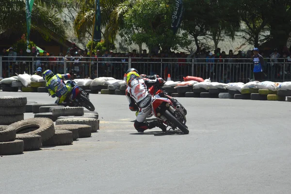 Tarakan Indonézia 2017 Május Motoprix Nemzeti Bajnokság Oin Nem Állandó — Stock Fotó