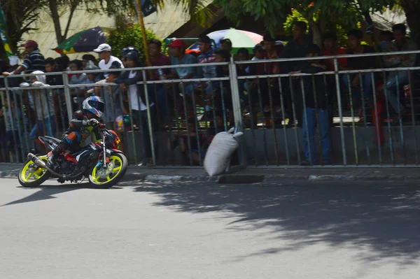 Tarakan Indonésia Maio 2017 Motoprix Campeonato Nacional Aveia Circuito Não — Fotografia de Stock