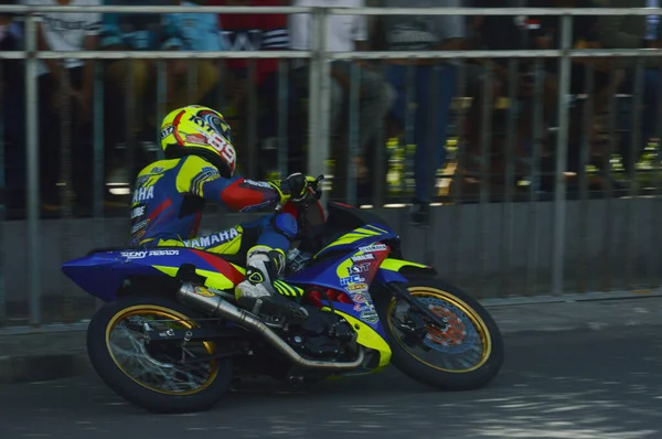 Tarakan Indonésia Maio 2017 Motoprix Campeonato Nacional Aveia Circuito Não — Fotografia de Stock