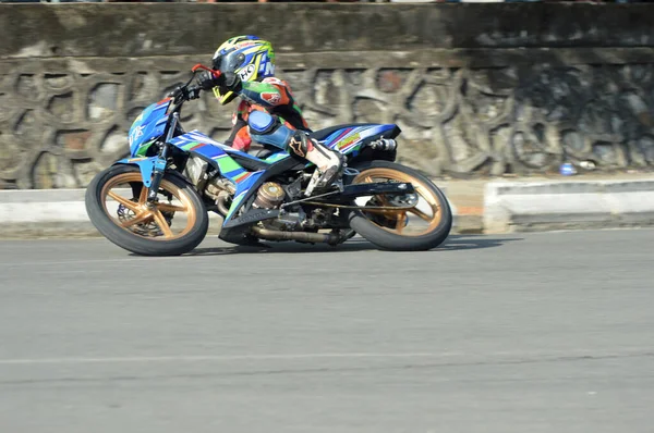 Tarakan Indonesia Mayo 2017 Campeonato Nacional Motoprix Circuito Permanente Datu — Foto de Stock