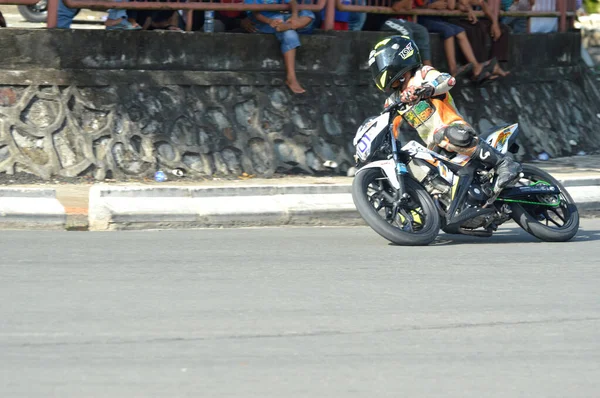 Tarakan Indonesia Mayo 2017 Campeonato Nacional Motoprix Circuito Permanente Datu —  Fotos de Stock