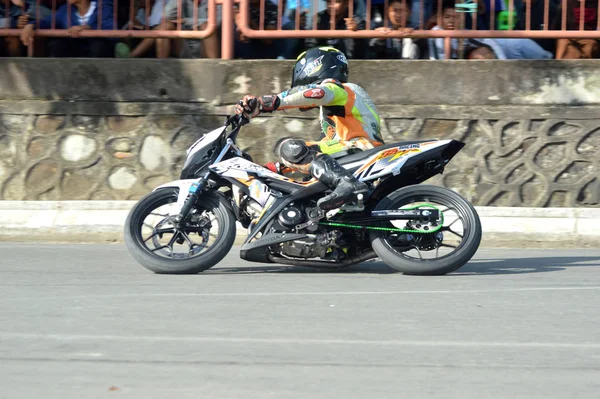 Tarakan Indonésie Mai 2017 Championnat National Motoprix Sur Circuit Non — Photo