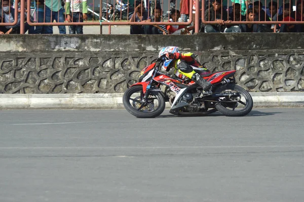 Tarakan Indonesia Mayo 2017 Campeonato Nacional Motoprix Circuito Permanente Datu —  Fotos de Stock