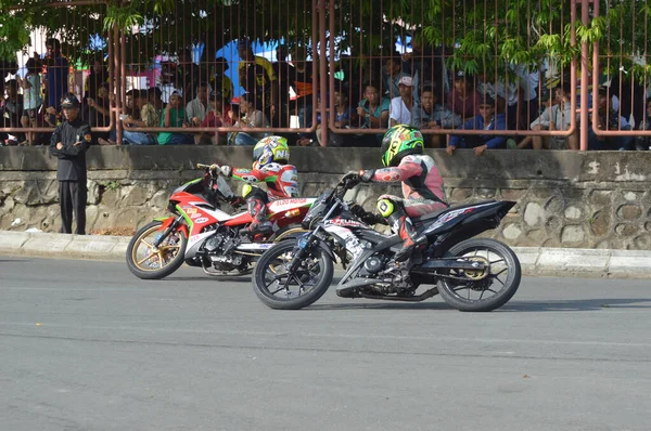 Ταρακάν Ινδονήσια Μαΐου 2017 Motoprix Εθνικό Πρωτάθλημα Μόνιμο Κύκλωμα Datu — Φωτογραφία Αρχείου