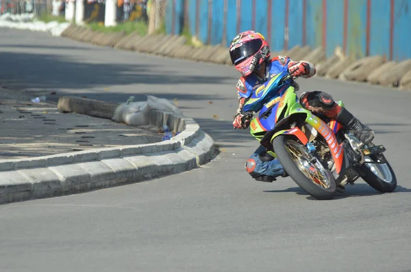 Tarakan Indonezja Maja 2017 Mistrzostwa Kraju Motoprix Oin Niestałego Obwodu — Zdjęcie stockowe