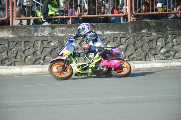 Tarakan Indonésia Maio 2017 Motoprix Campeonato Nacional Aveia Circuito Não — Fotografia de Stock