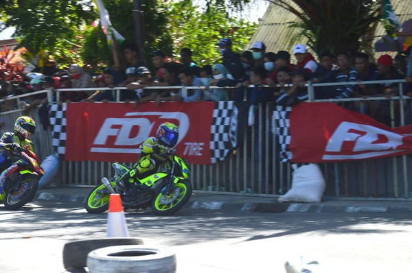 Tarakan Indonesia Mayo 2017 Campeonato Nacional Motoprix Circuito Permanente Datu — Foto de Stock