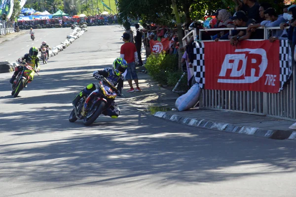 Tarakan Indonesia Mayo 2017 Campeonato Nacional Motoprix Circuito Permanente Datu —  Fotos de Stock