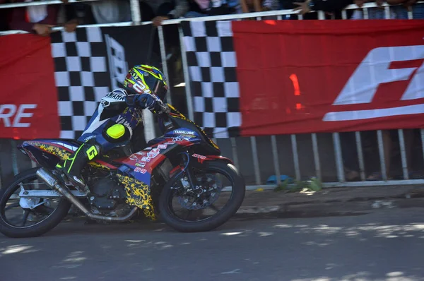 Tarakan Indonesia Mayo 2017 Campeonato Nacional Motoprix Circuito Permanente Datu —  Fotos de Stock