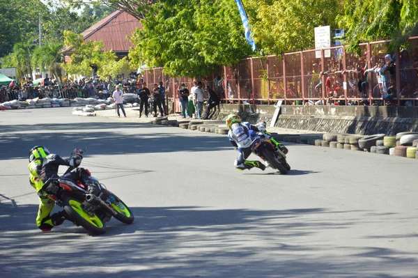 Tarakan Indonesia Mayo 2017 Campeonato Nacional Motoprix Circuito Permanente Datu —  Fotos de Stock