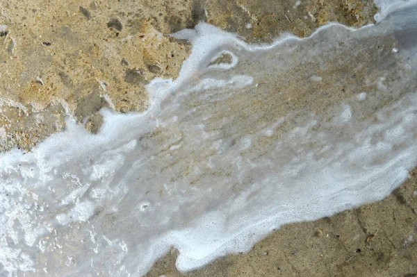 White Soapsuds Floor — Stock Photo, Image