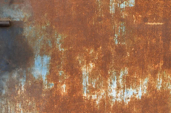 Detail Textures Patterns Rusty Iron Plate — Stock Photo, Image