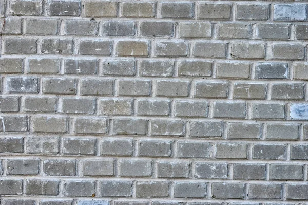 Gri Tuğla Duvarların Arka Planında Ayrıntılı Doku Desen — Stok fotoğraf