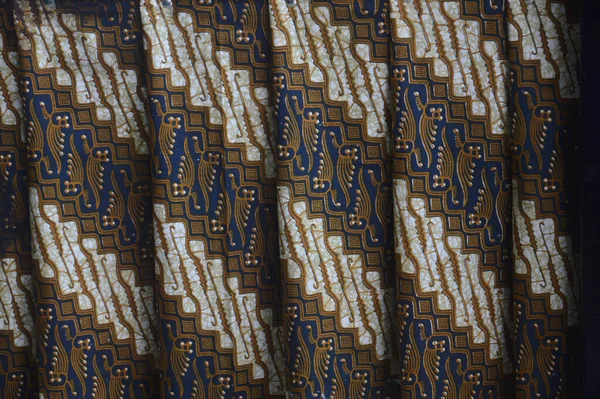 Detalj Sömlös Mönster Batik Design Från Indonesien — Stockfoto