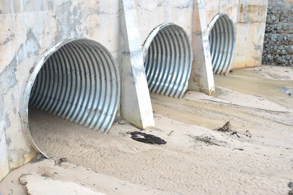 River Tunnel Bridge Connecting Road — Stock Photo, Image