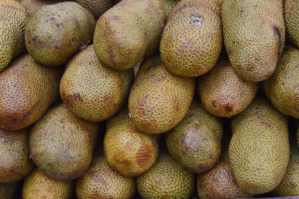Cempedak Çoğunlukla Endonezya Malezya Bulunan Egzotik Bir Meyvedir Jackfruit Benziyor — Stok fotoğraf