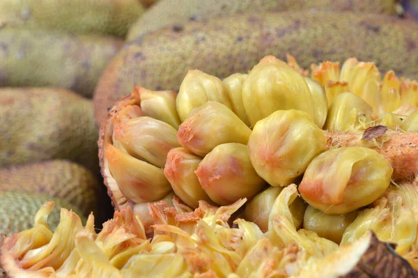 Cempedak Een Excotisch Fruit Dat Vooral Indonesië Maleisië Wordt Gevonden — Stockfoto