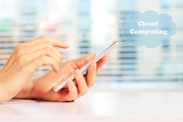 Cloud computing-concept — Stockfoto