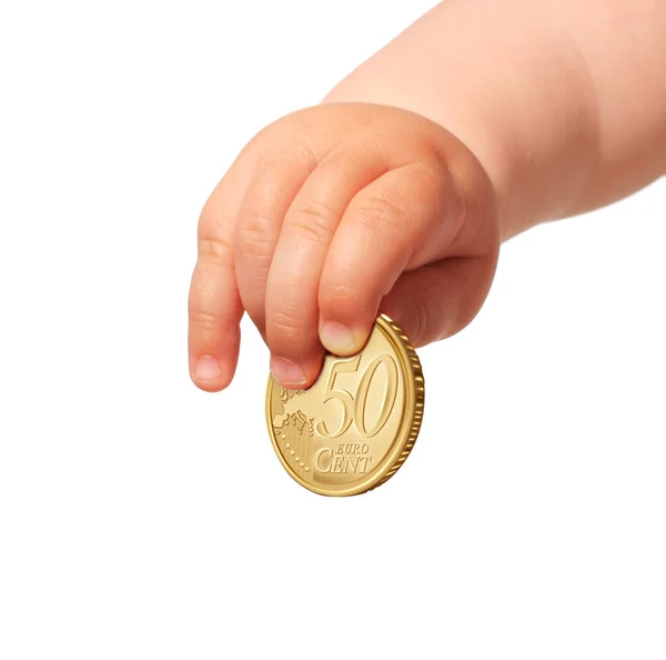 Kinder Investieren Geld Geld Sparen Für Die Zukunft — Stockfoto