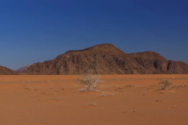 요르단에 있는 붉은 모래 사막 — 스톡 사진