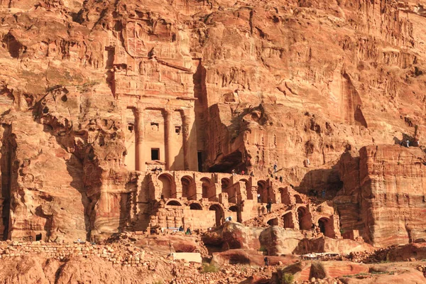 De ruïnes van de oude beschaving in Petra — Stockfoto
